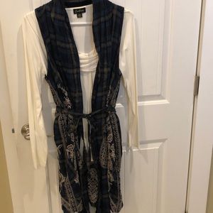 Johnny was belted vest